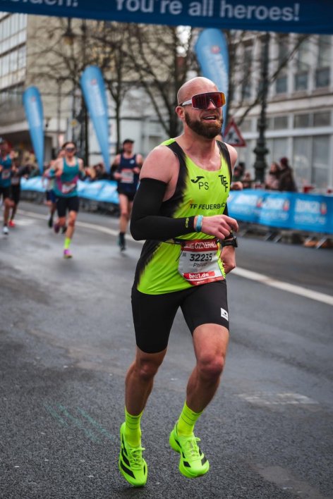 Phil Schurig beim Berliner Halbmarathon 2026